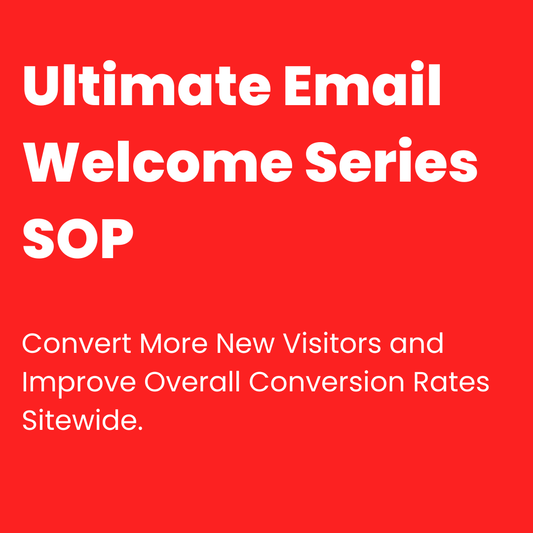 Ultimate Email Welcome Series Automation - SFLEcommerce.com